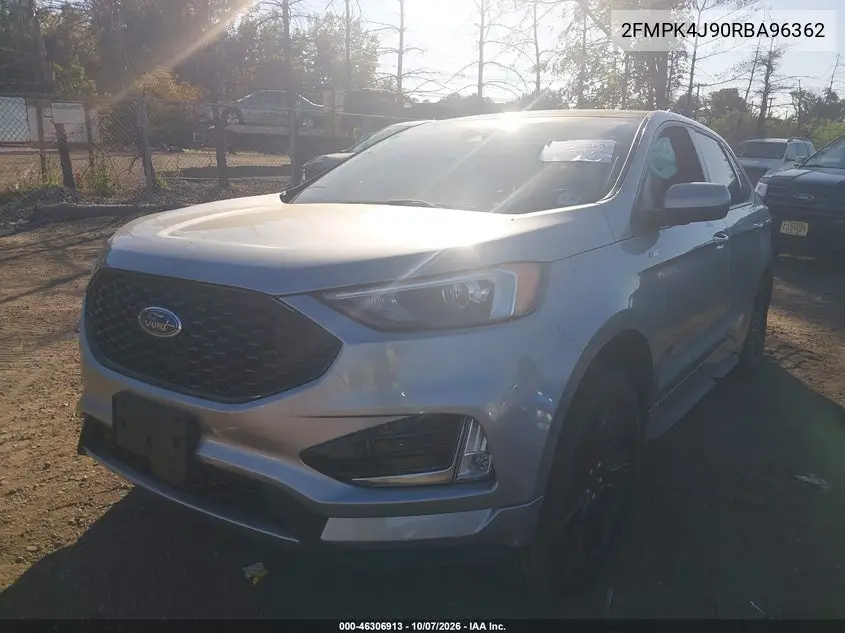 2024 FORD EDGE VIN 2FMPK4J90RBA96362 — фото 2