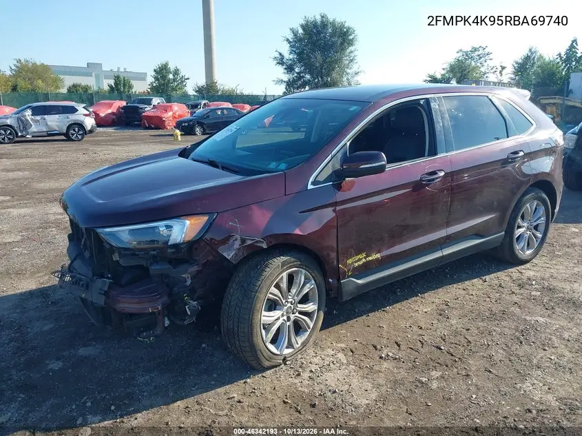 2024 FORD EDGE VIN 2FMPK4K95RBA69740 — фото 2