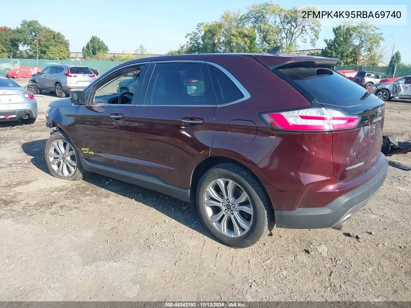 2024 FORD EDGE VIN 2FMPK4K95RBA69740 — фото 3