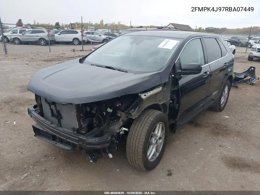 2024 FORD EDGE VIN 2FMPK4J97RBA07449 — фото 2