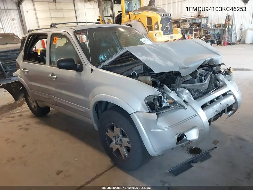 FORD ESCAPE 2003, VIN 1FMCU94103KC46253