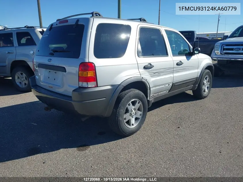 2004 FORD ESCAPE VIN 1FMCU93124KA60779 — фото 4