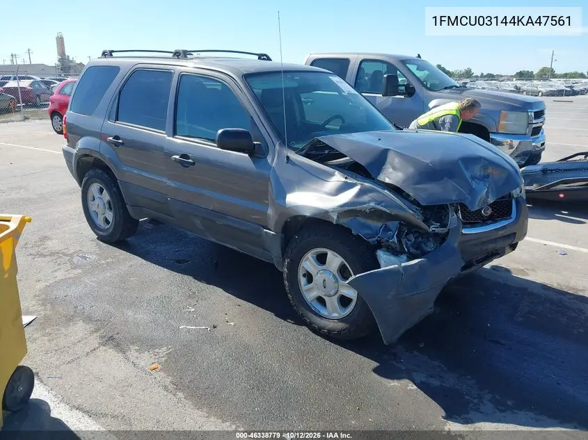 FORD ESCAPE 2004, VIN 1FMCU03144KA47561