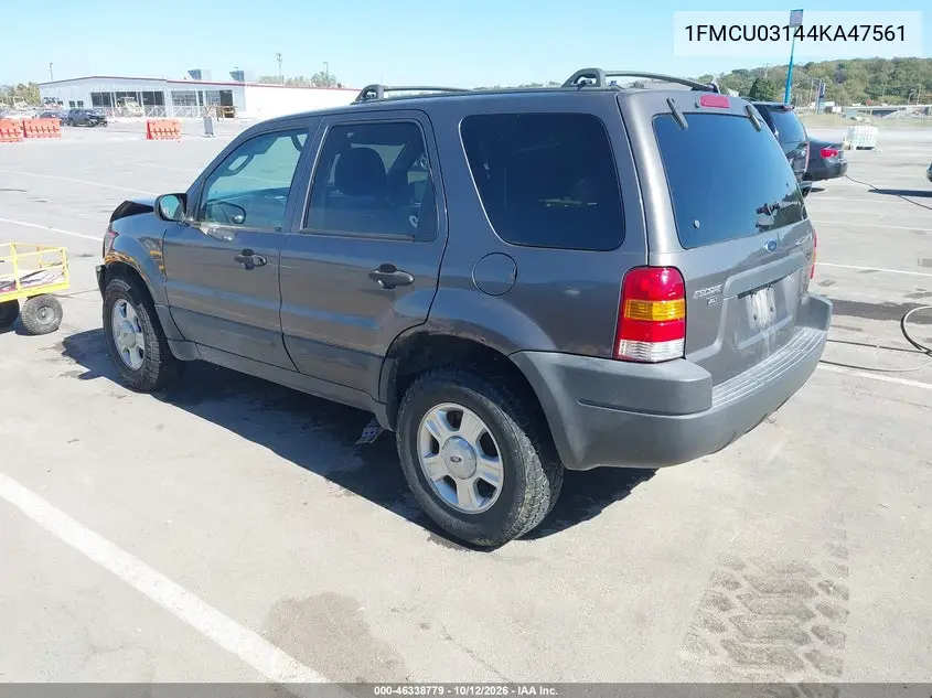 2004 FORD ESCAPE VIN 1FMCU03144KA47561 — фото 3