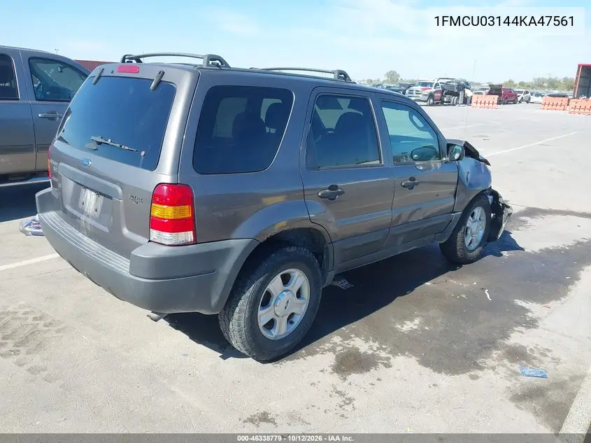 2004 FORD ESCAPE VIN 1FMCU03144KA47561 — фото 4