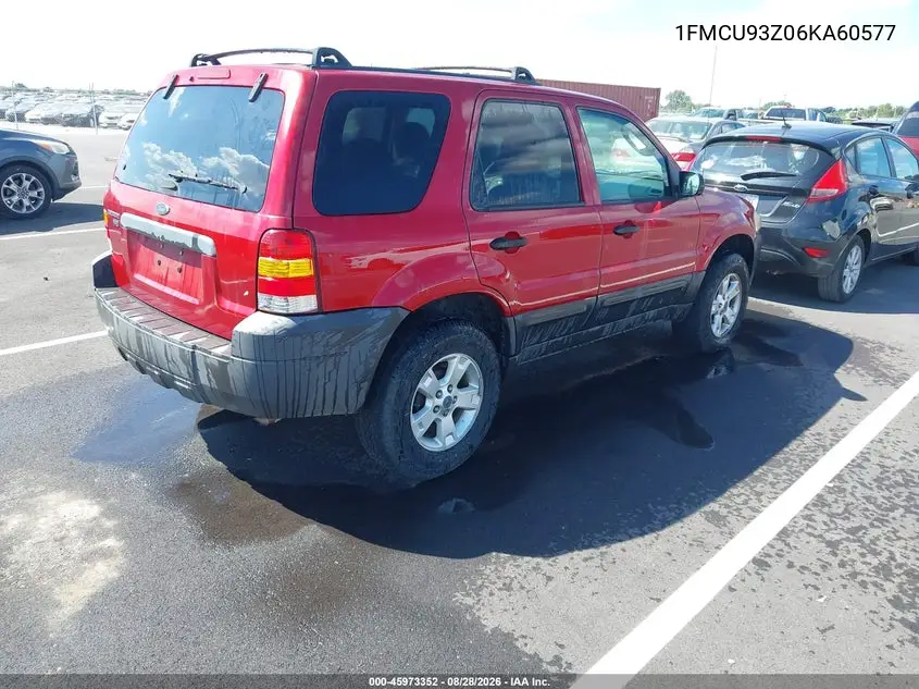 2006 FORD ESCAPE VIN 1FMCU93Z06KA60577 — фото 4