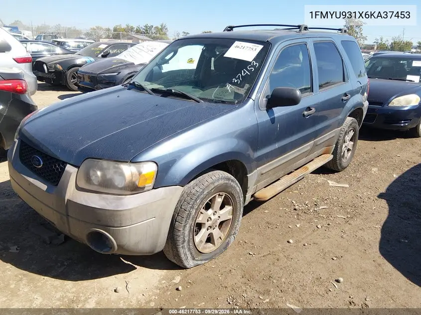 2006 FORD ESCAPE VIN 1FMYU931X6KA37453 — фото 2