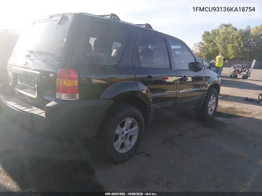 2006 FORD ESCAPE VIN 1FMCU93136KA18754 — фото 4