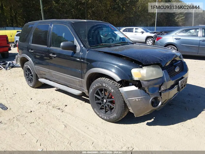 FORD ESCAPE 2006, VIN 1FMCU93136KC26844