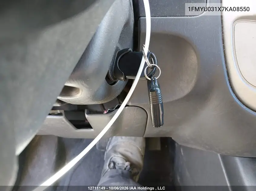 2007 FORD ESCAPE VIN 1FMYU031X7KA08550 — фото 11