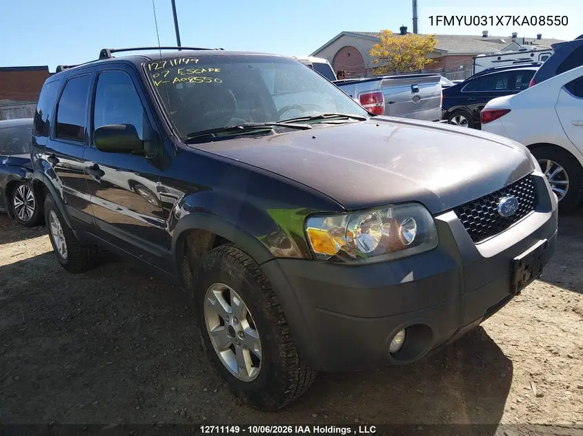 2007 FORD ESCAPE VIN 1FMYU031X7KA08550 — фото 13