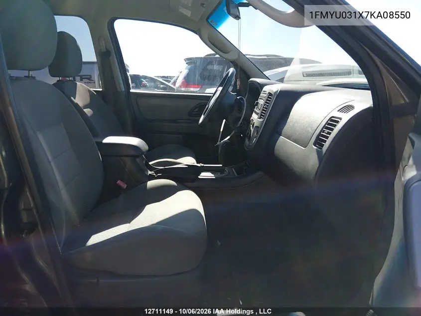 2007 FORD ESCAPE VIN 1FMYU031X7KA08550 — фото 5