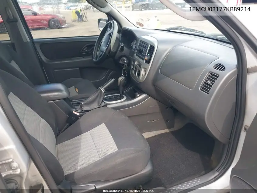 2007 FORD ESCAPE VIN 1FMCU03177KB89214 — фото 5