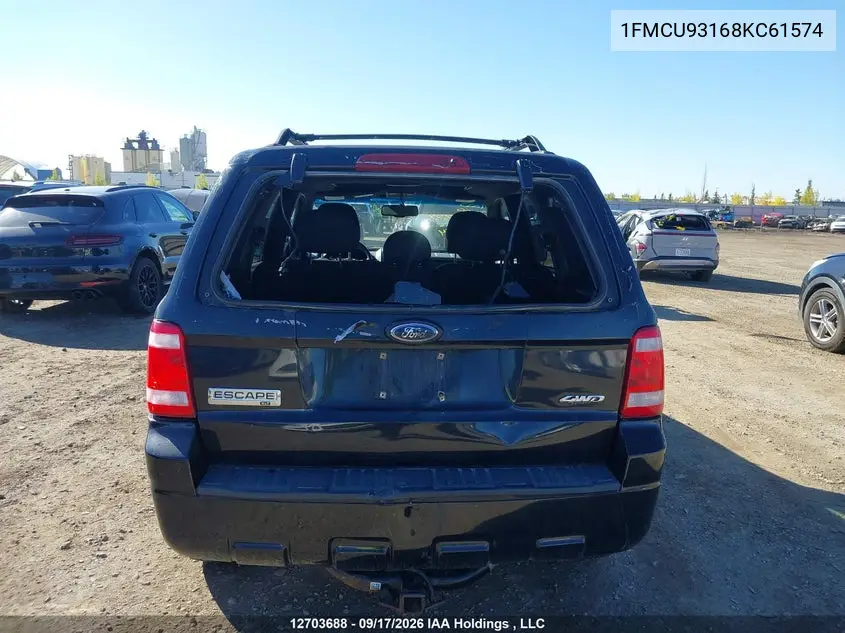 2008 FORD ESCAPE VIN 1FMCU93168KC61574 — фото 16