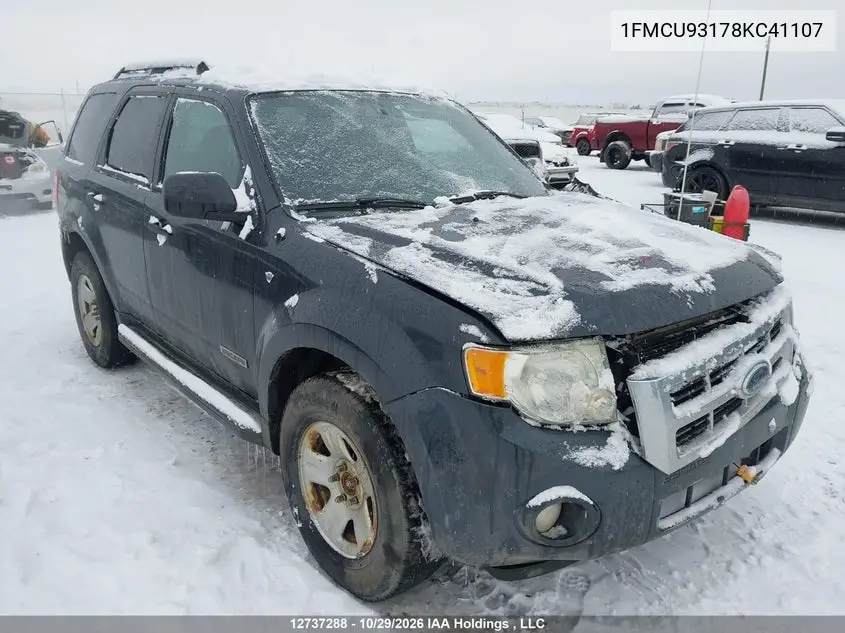 FORD ESCAPE 2008, VIN 1FMCU93178KC41107