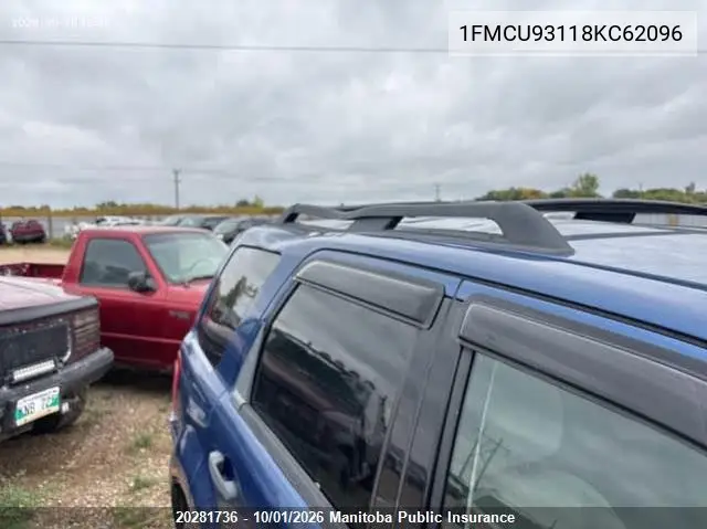 2008 FORD ESCAPE VIN 1FMCU93118KC62096 — фото 6