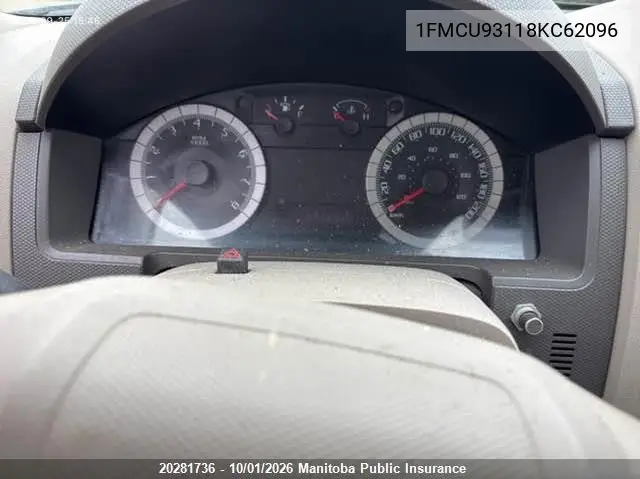 2008 FORD ESCAPE VIN 1FMCU93118KC62096 — фото 7