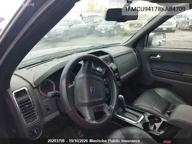 2008 FORD ESCAPE VIN 1FMCU94178KA84709 — фото 5