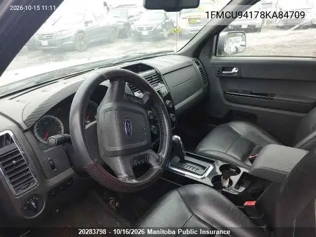 2008 FORD ESCAPE VIN 1FMCU94178KA84709 — фото 7
