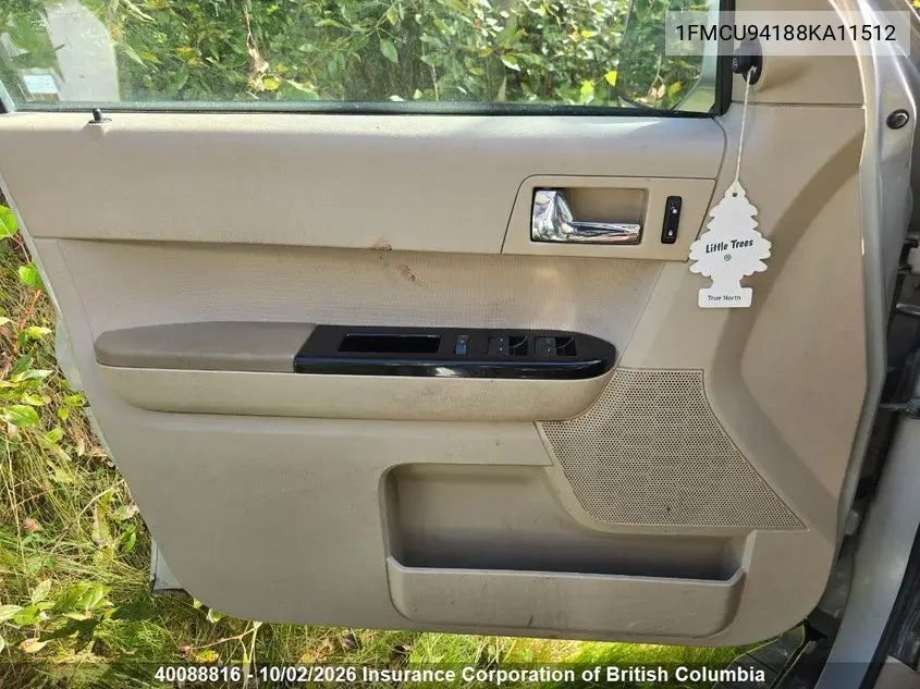 2008 FORD ESCAPE VIN 1FMCU94188KA11512 — фото 10