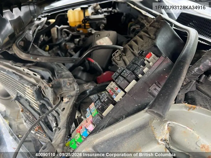 2008 FORD ESCAPE VIN 1FMCU93128KA34916 — фото 17