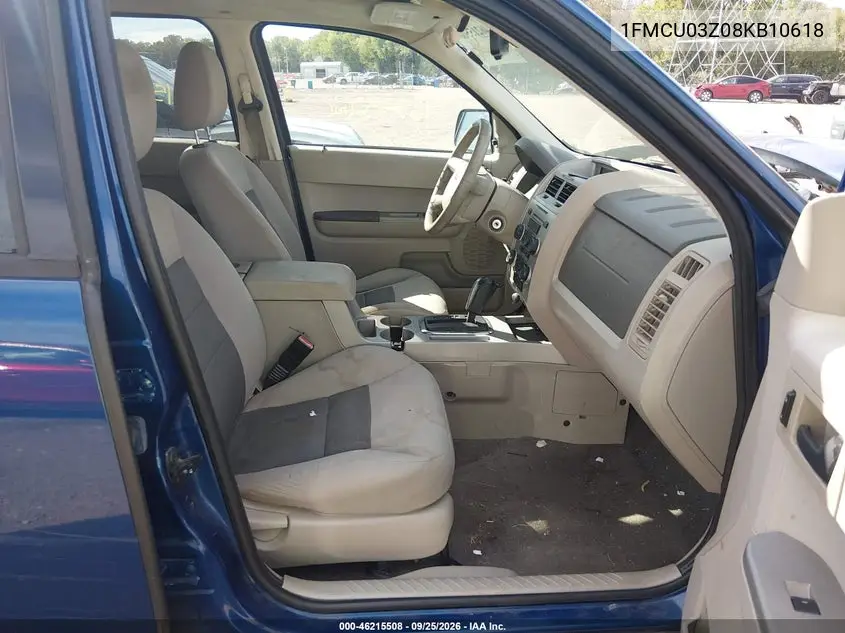 2008 FORD ESCAPE VIN 1FMCU03Z08KB10618 — фото 5