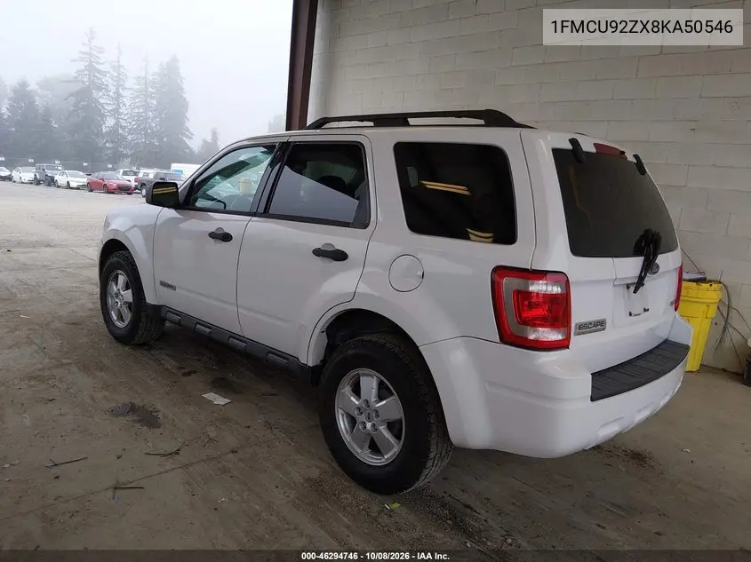 2008 FORD ESCAPE VIN 1FMCU92ZX8KA50546 — фото 3