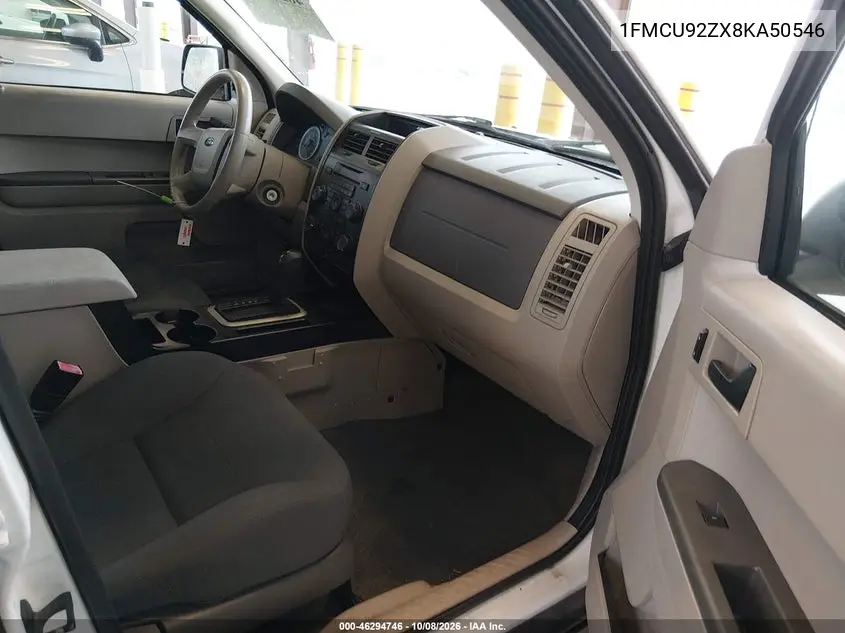 2008 FORD ESCAPE VIN 1FMCU92ZX8KA50546 — фото 5