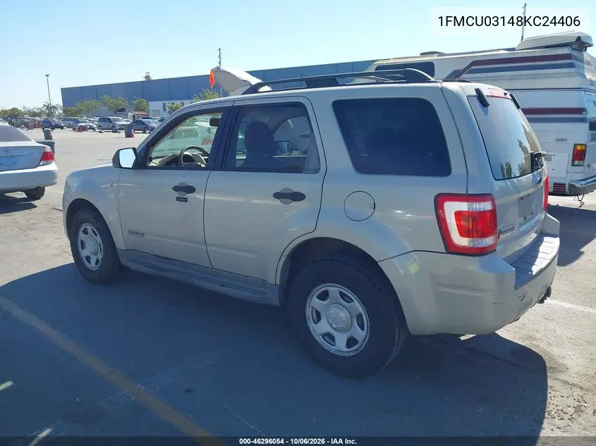2008 FORD ESCAPE VIN 1FMCU03148KC24406 — фото 3