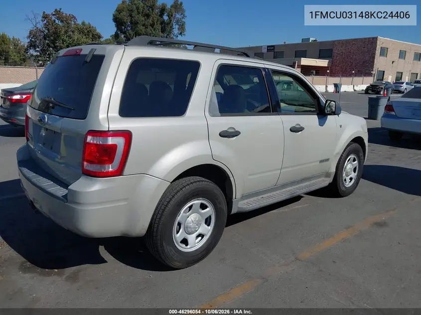 2008 FORD ESCAPE VIN 1FMCU03148KC24406 — фото 4