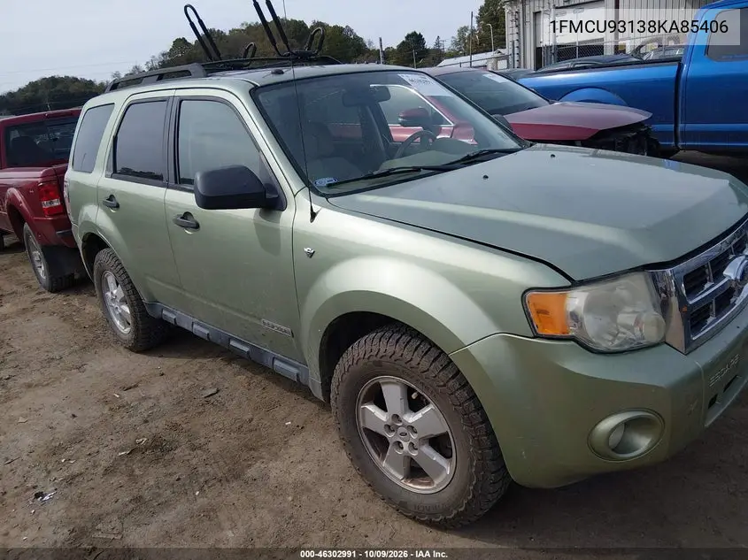 FORD ESCAPE 2008, VIN 1FMCU93138KA85406