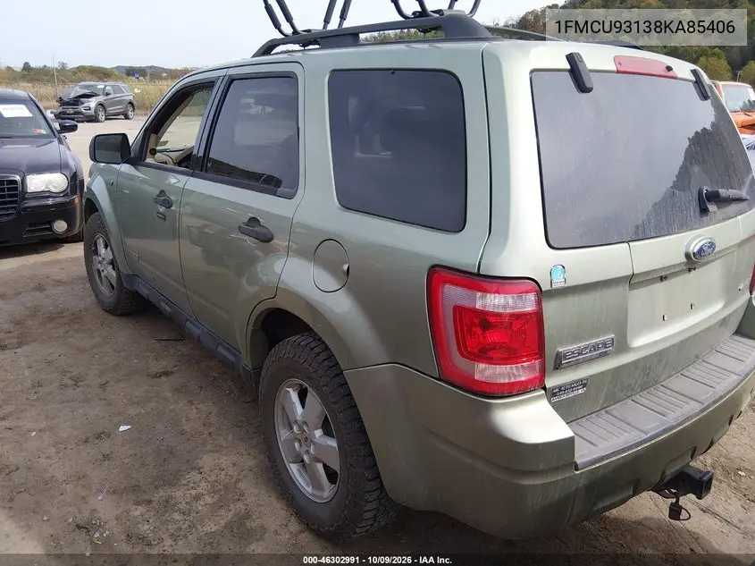2008 FORD ESCAPE VIN 1FMCU93138KA85406 — фото 3