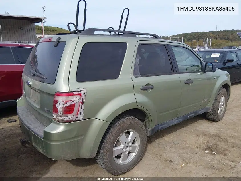 2008 FORD ESCAPE VIN 1FMCU93138KA85406 — фото 4