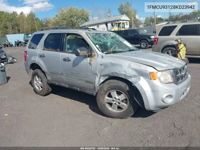 FORD ESCAPE 2008, VIN 1FMCU93128KD23942