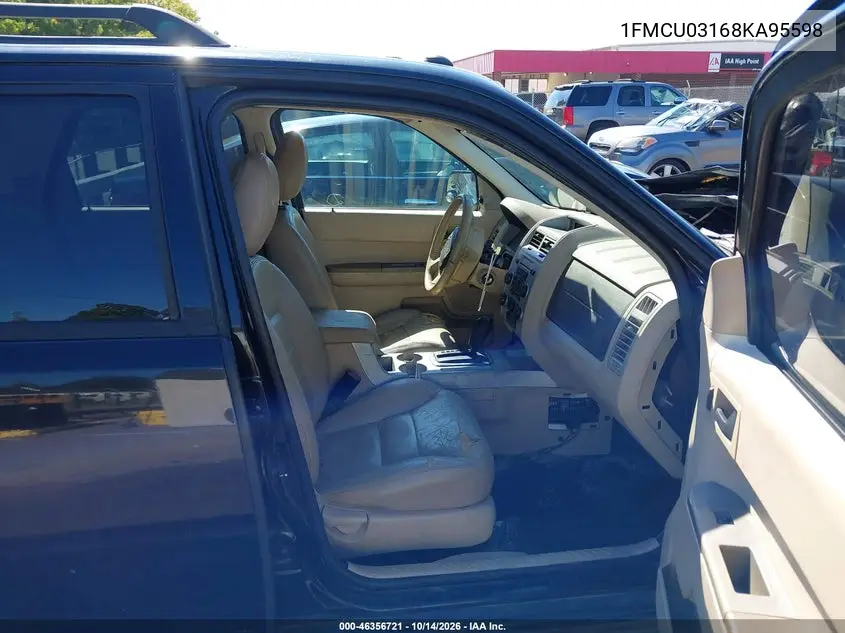 2008 FORD ESCAPE VIN 1FMCU03168KA95598 — фото 5