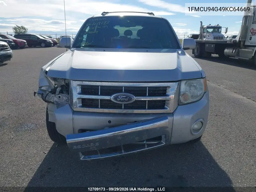 2009 FORD ESCAPE VIN 1FMCU94G49KC64669 — фото 15