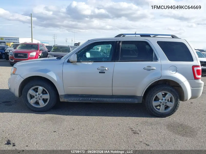 2009 FORD ESCAPE VIN 1FMCU94G49KC64669 — фото 17