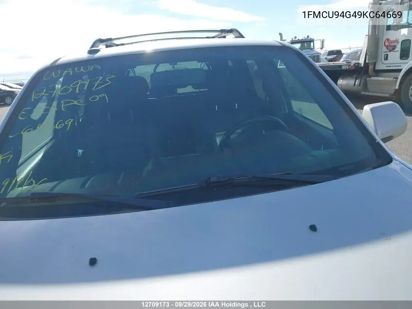 2009 FORD ESCAPE VIN 1FMCU94G49KC64669 — фото 20