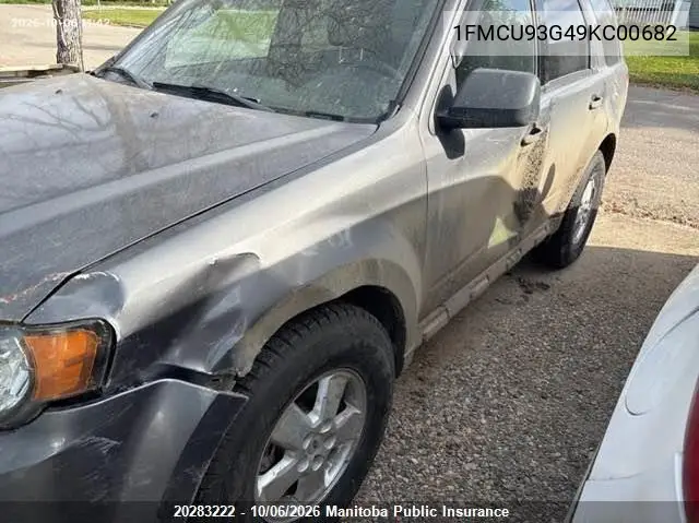 2009 FORD ESCAPE VIN 1FMCU93G49KC00682 — фото 6