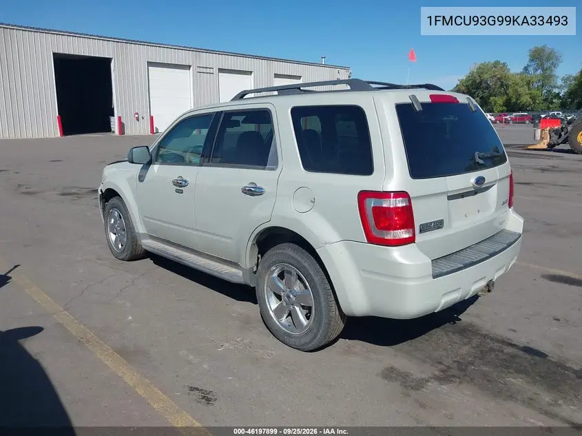 2009 FORD ESCAPE VIN 1FMCU93G99KA33493 — фото 3