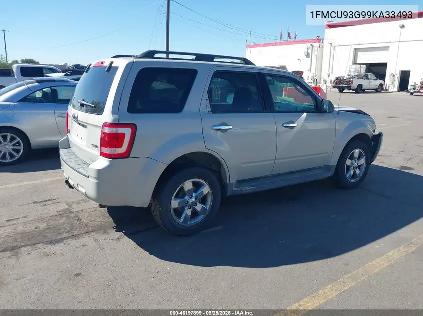 2009 FORD ESCAPE VIN 1FMCU93G99KA33493 — фото 4