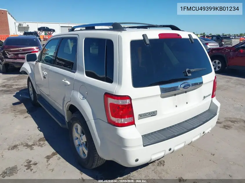 2009 FORD ESCAPE VIN 1FMCU49399KB01234 — фото 3