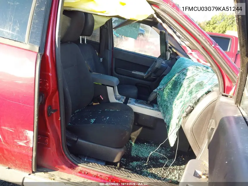 2009 FORD ESCAPE VIN 1FMCU03G79KA51244 — фото 5