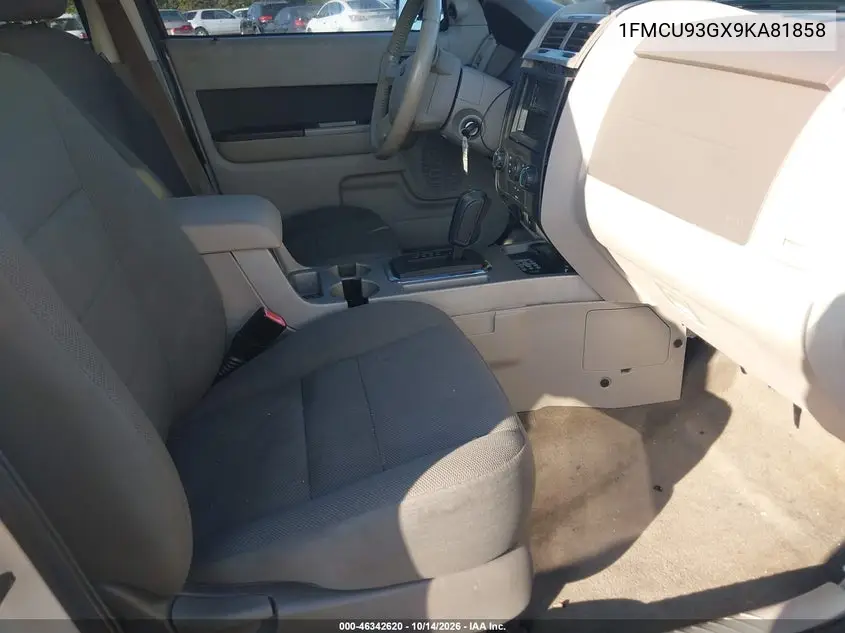 2009 FORD ESCAPE VIN 1FMCU93GX9KA81858 — фото 5