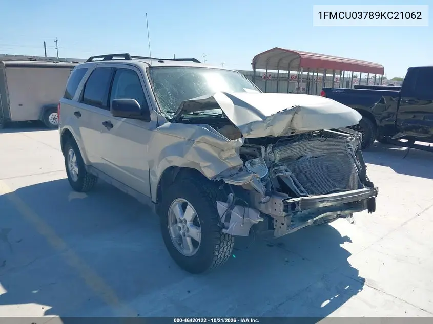 FORD ESCAPE 2009, VIN 1FMCU03789KC21062
