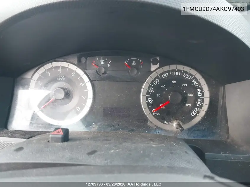 2010 FORD ESCAPE VIN 1FMCU9D74AKC97403 — фото 7