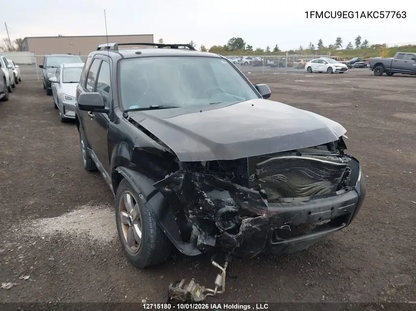 FORD ESCAPE 2010, VIN 1FMCU9EG1AKC57763