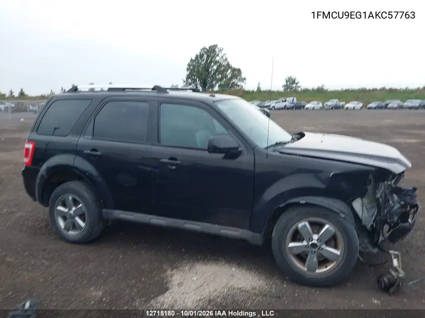 2010 FORD ESCAPE VIN 1FMCU9EG1AKC57763 — фото 11