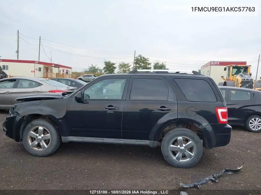 2010 FORD ESCAPE VIN 1FMCU9EG1AKC57763 — фото 12