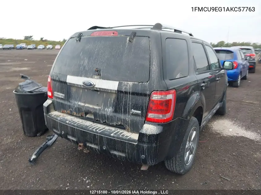 2010 FORD ESCAPE VIN 1FMCU9EG1AKC57763 — фото 4
